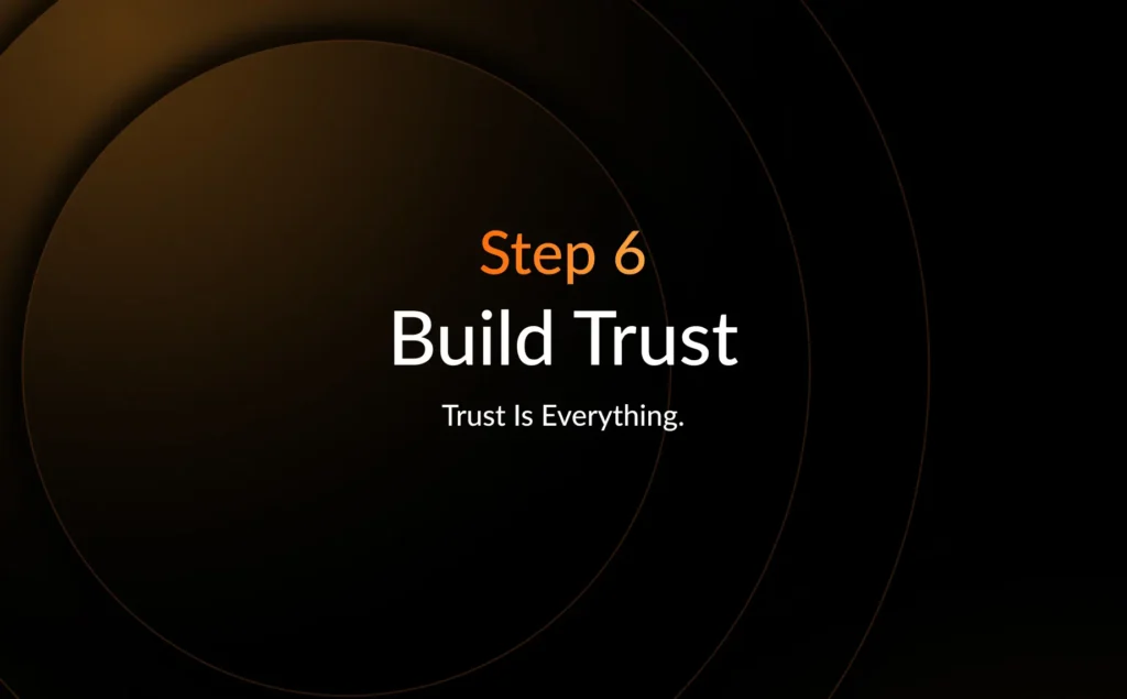 step 6 - Show You’re Legit